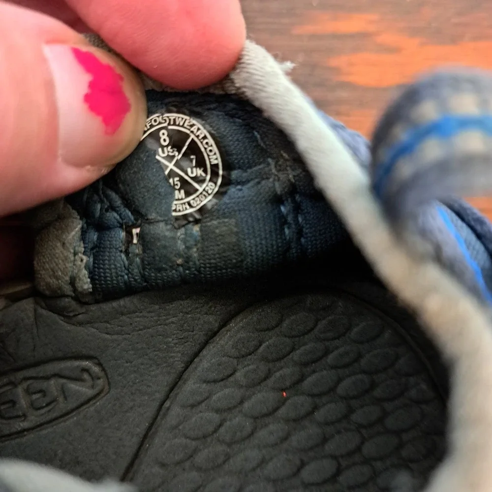 Keen Newport H2 Kids Sandals Navy Blue Water Shoes Size 8 Toddler 1022216